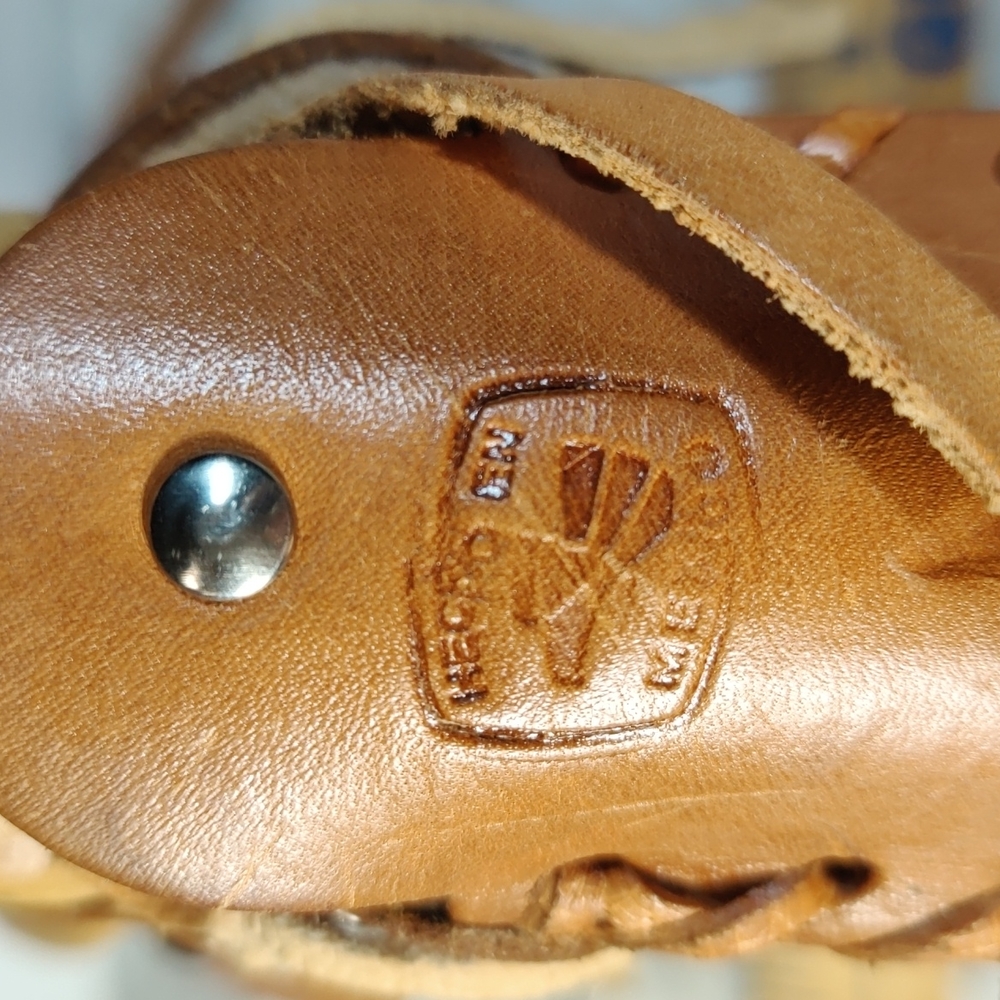 Handmade Sheepskin Leather Brown  Horse Saddle Bag. - Picture 9 of 16